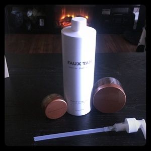 Faux Tan Lot Heavenly Kabuki Brush Rock Face Color